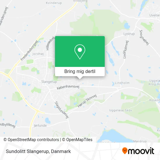 Sundolitt Slangerup kort