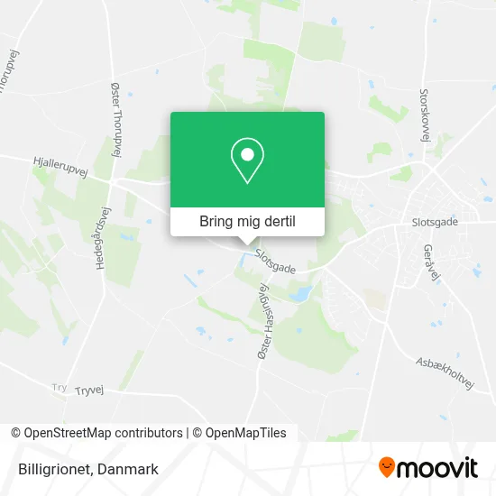 Billigrionet kort