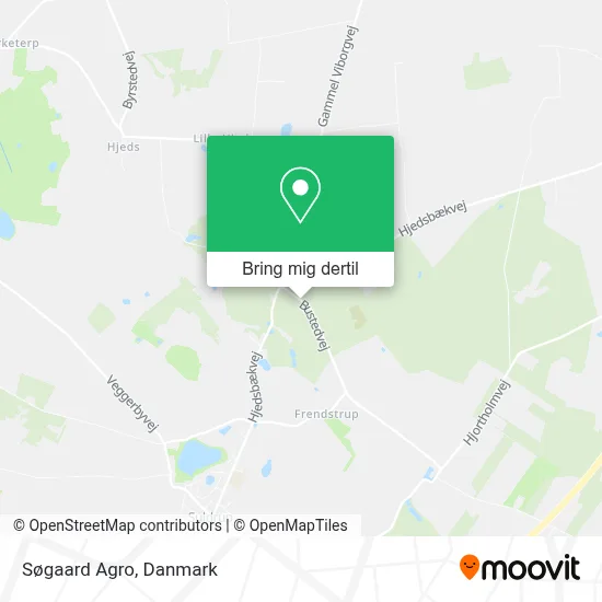 Søgaard Agro kort