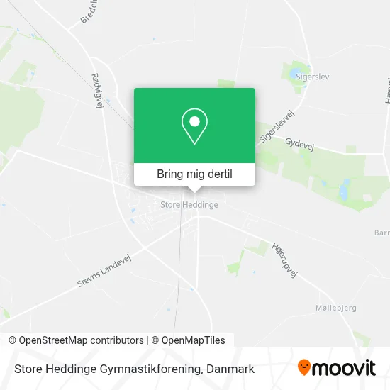 Store Heddinge Gymnastikforening kort