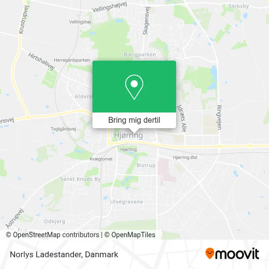 Norlys Ladestander kort