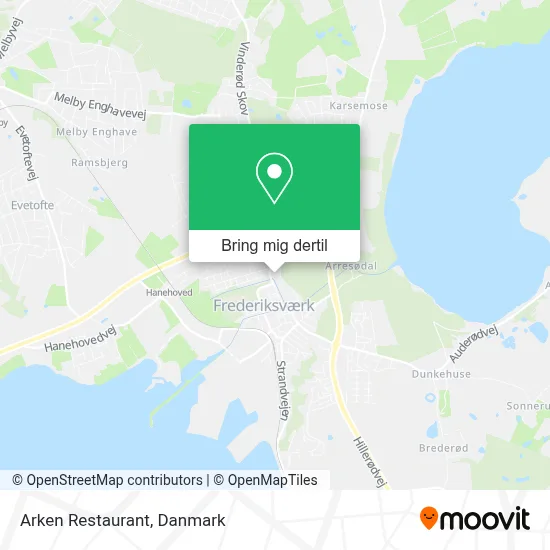 Arken Restaurant kort