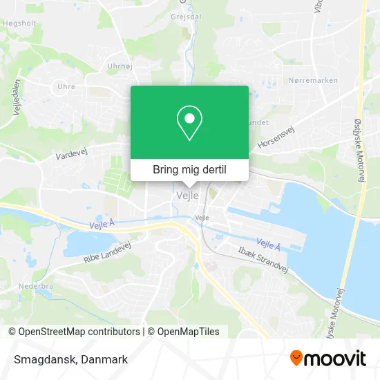 Smagdansk kort