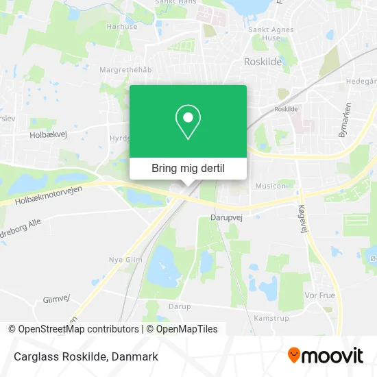 Carglass Roskilde kort
