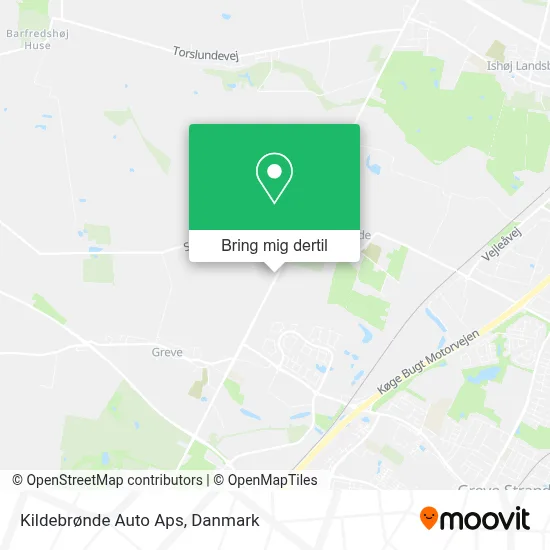 Kildebrønde Auto Aps kort