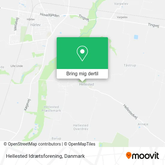 Hellested Idrætsforening kort