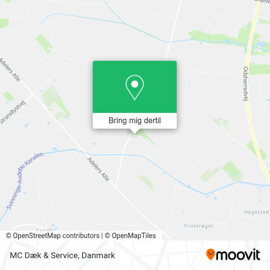 MC Dæk & Service kort