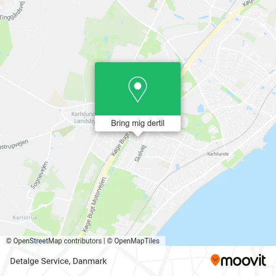 Detalge Service kort