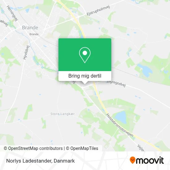 Norlys Ladestander kort