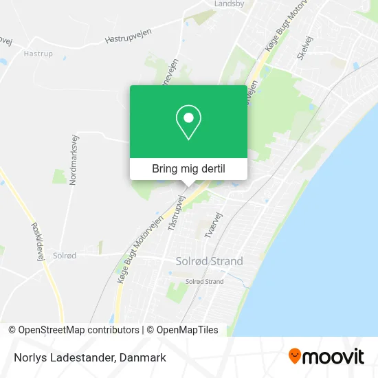 Norlys Ladestander kort