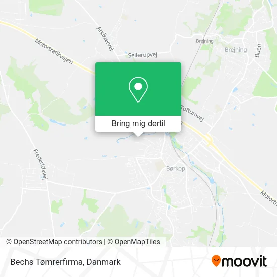 Bechs Tømrerfirma kort
