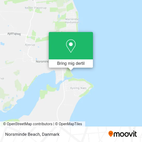 Norsminde Beach kort