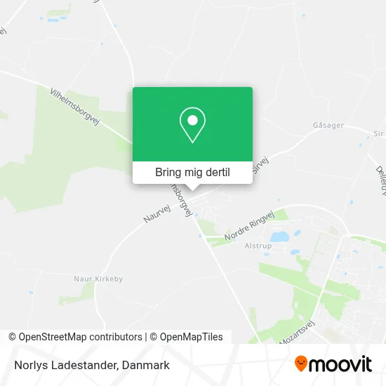 Norlys Ladestander kort