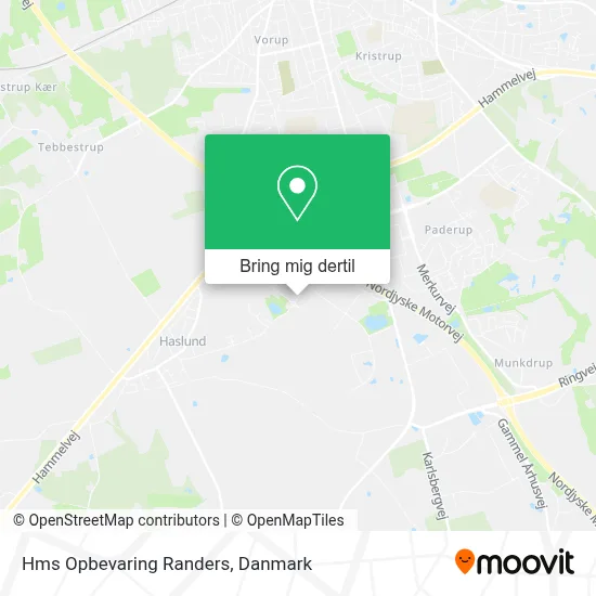 Hms Opbevaring Randers kort