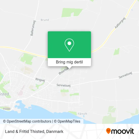 Land & Fritid Thisted kort