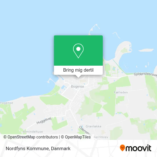 Nordfyns Kommune kort
