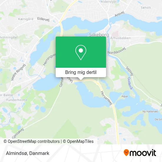 Almindsø kort