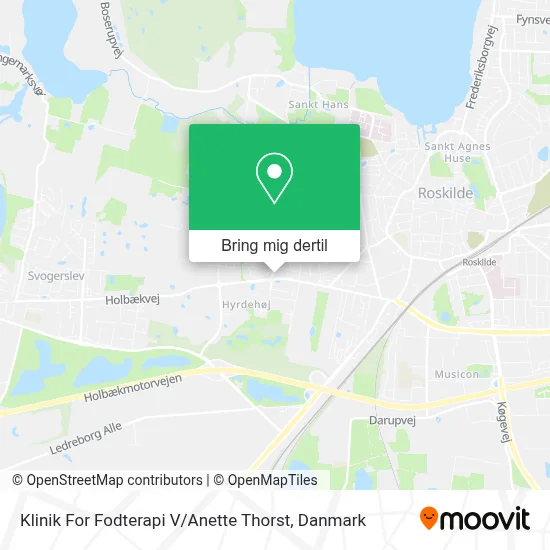 Klinik For Fodterapi V / Anette Thorst kort