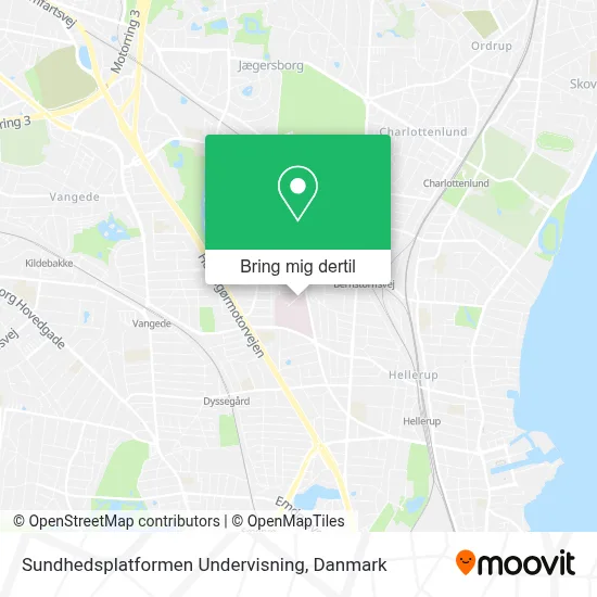 Sundhedsplatformen Undervisning kort