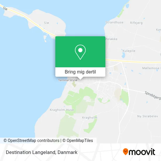 Destination Langeland kort