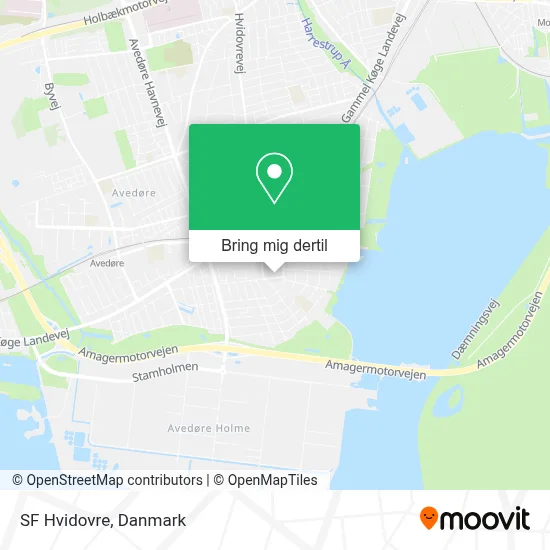 SF Hvidovre kort