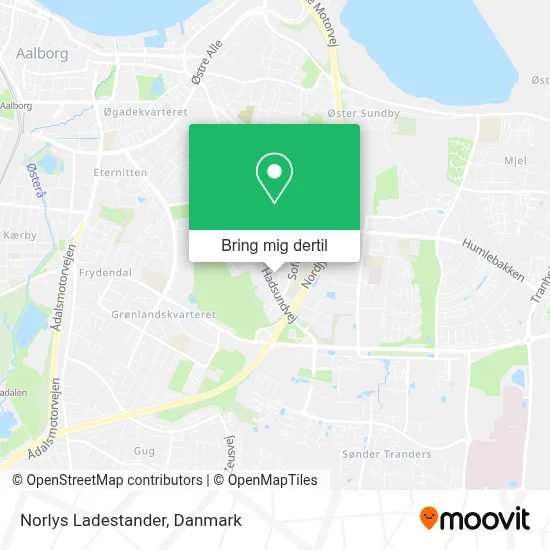 Norlys Ladestander kort