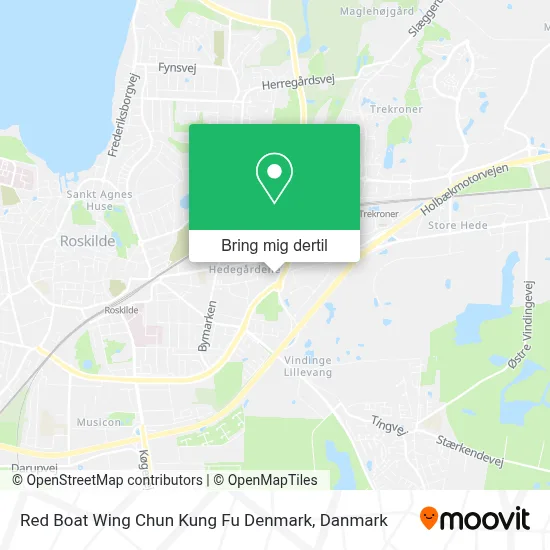 Red Boat Wing Chun Kung Fu Denmark kort
