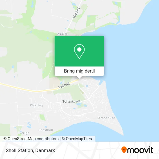 Shell Station kort