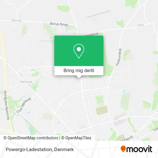 Powergo-Ladestation kort