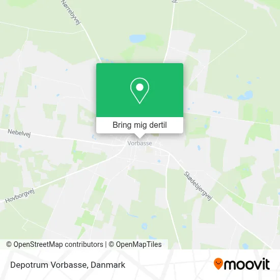 Depotrum Vorbasse kort