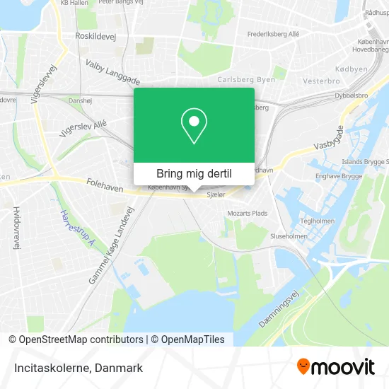 Incitaskolerne kort