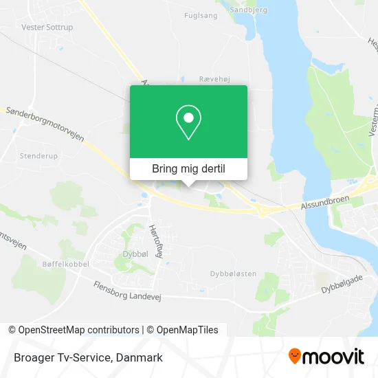 Broager Tv-Service kort