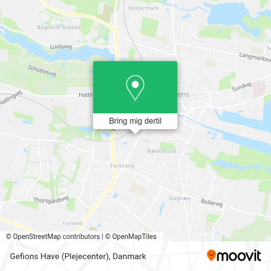 Gefions Have (Plejecenter) kort