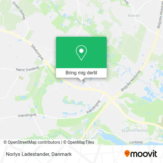 Norlys Ladestander kort