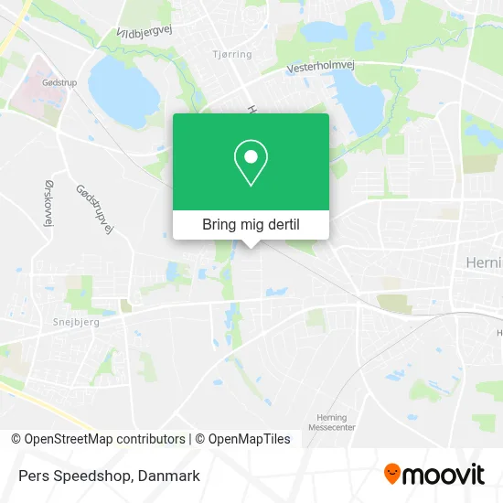 Pers Speedshop kort