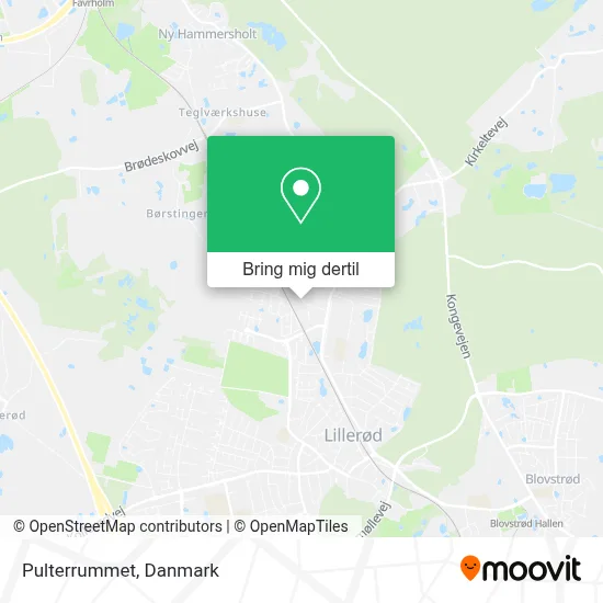 Pulterrummet kort