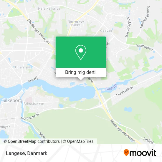 Langesø kort