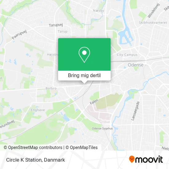 Circle K Station kort
