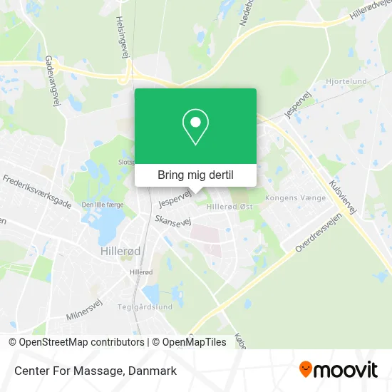 Center For Massage kort