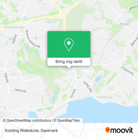 Kolding Rideskole kort