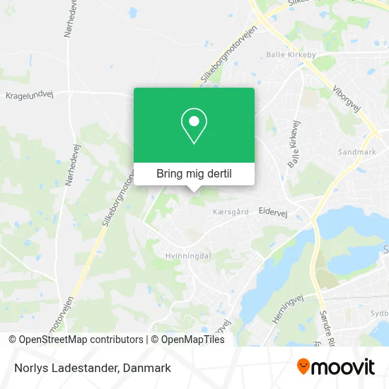Norlys Ladestander kort