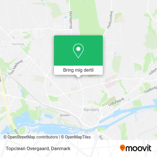 Topclean Overgaard kort