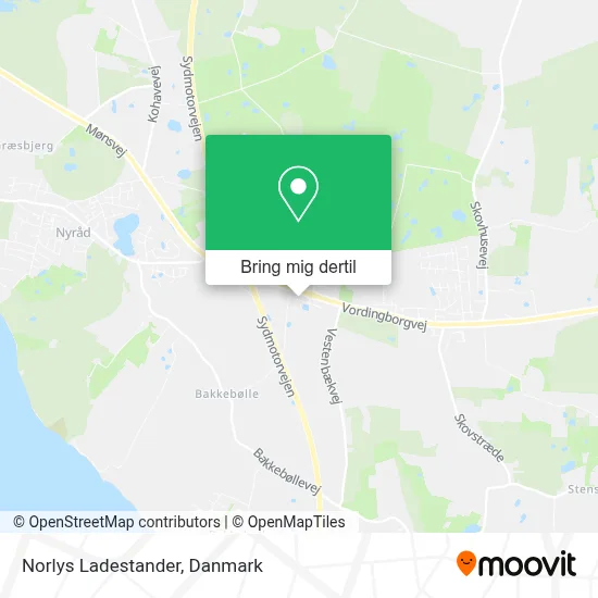 Norlys Ladestander kort