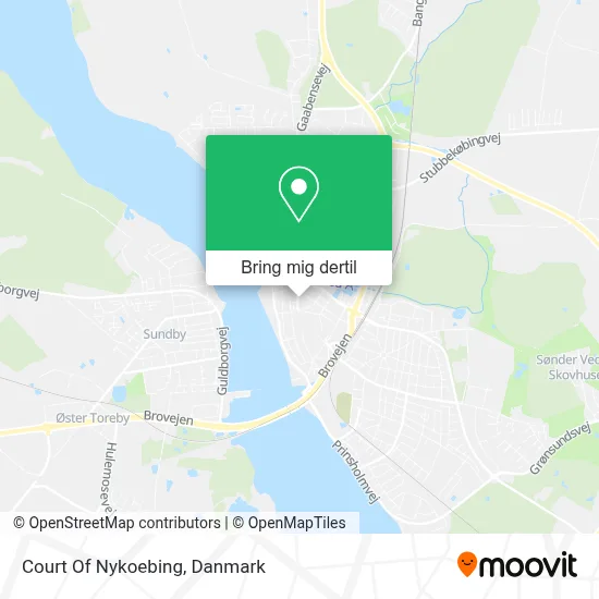 Court Of Nykoebing kort