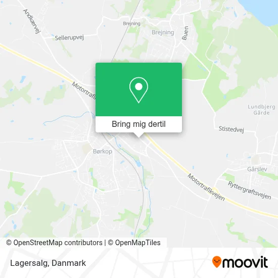Lagersalg kort