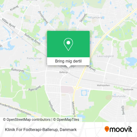 Klinik For Fodterapi-Ballerup kort