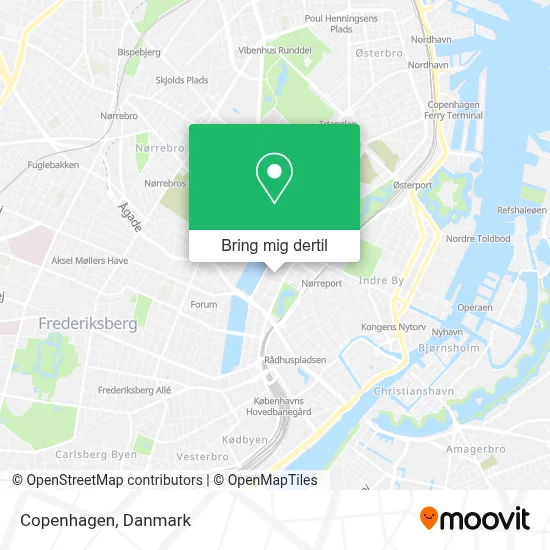 Copenhagen kort