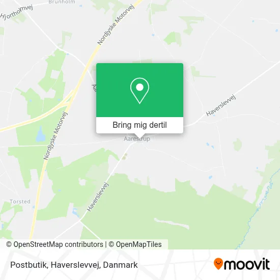 Postbutik, Haverslevvej kort
