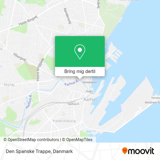 Den Spanske Trappe kort