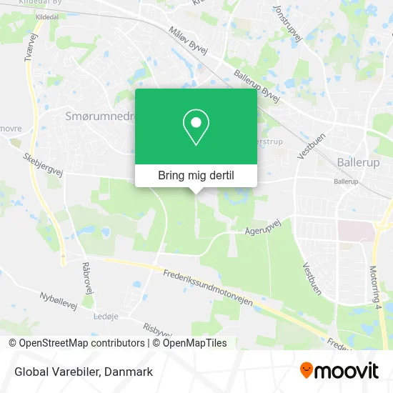 Global Varebiler kort